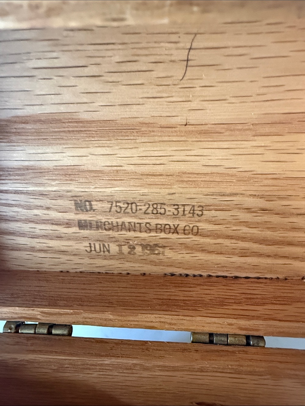 Vintage Wooden Recipe Box 60’s with handwritten recipes - Picture 4 of 9